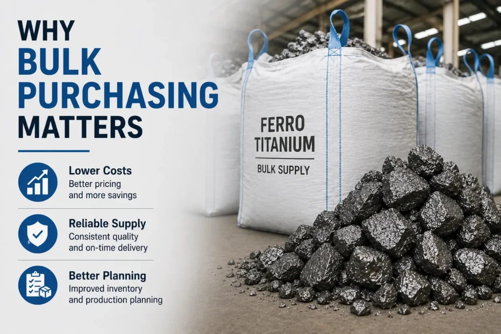 Bulk Ferro Titanium Supply